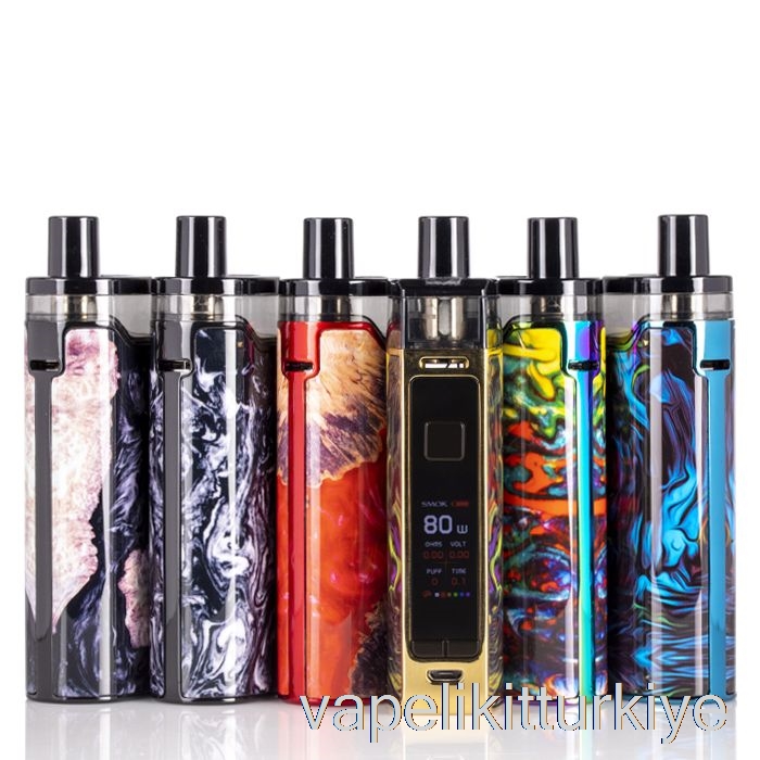 Vape Likit Smok Rpm 80 Pod Mod Seti Siyah Karbon Fiber